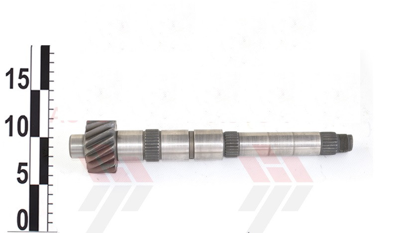 Вал вторинний КПП ВАЗ 21083, 2109, 21099 17 зубів( виробництво р. Волзький), фото 1