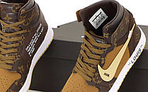 Жіночі кросівки Air Jordan 1 Louis Vuitton x Off White, фото 5