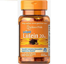 Харчова добавка Puritan's Pride Lutein 20 mg with Zeaxanthin 60 Softgels