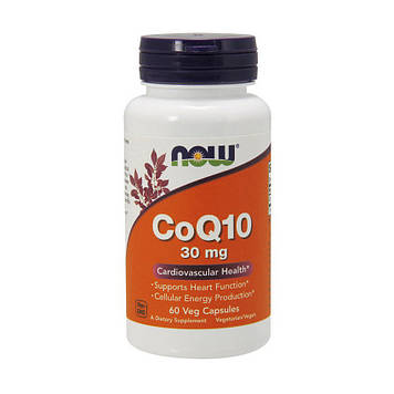 CoQ10 30 mg (60 veg caps) NOW