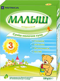 Суміш молочна суха Малиш Істринський 3 320г