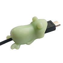 Захист від перетирання, органайзер для кабелю Lightning, Type C, Micro USB Alitek Animals Лев, фото 3