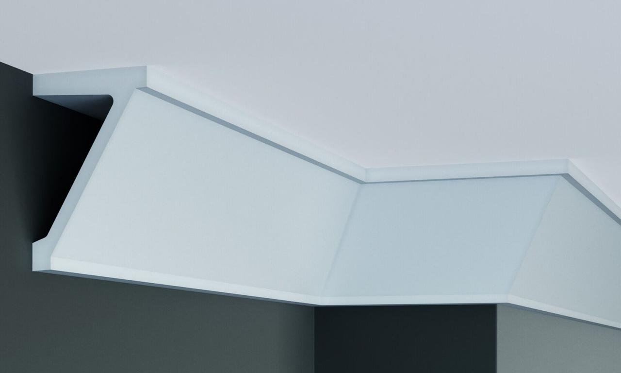 Карниз поліуретановий гладкий Gaudi Decor P 884, фото 1