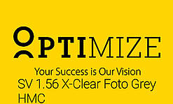 Лінза OPTIMIZE SV 1.56 X-Clear Foto Grey HMC (фотохром)