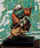 №43 Тканини зі старовинної лялькової майстерні Японії.  Тканина щільна, багато металізованої нитки. Ширина 70 см, фото 4