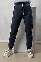 Женские спортивные штаны на манжетах трехнитка на флисе есть БАТАЛ