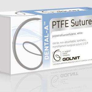PTFE (Dental-A) 5/0; не розсмоктується монофіламентний білий 45см