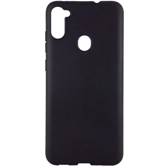 Чохол для Samsung Galaxy A11 (A115) силиконовый бампер черный, фото 1
