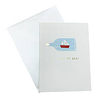 Поздравительная открытка «You float my boat»