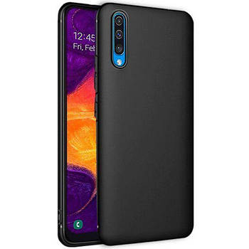 Чохол для Samsung Galaxy A50 (A505) силиконовый бампер черный
