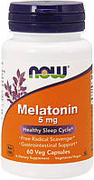 Мелатонин для сна Now Foods Melatonin 5 mg 60 капсул