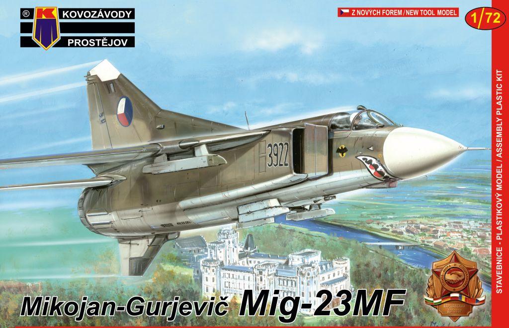 Пластикова модель 1/72 Kovozavody Prostejov 0050 радянський багатоцільовий винищувач МІГ-23 CzAF,GDR,Poland