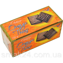 Шоколад з апельсиновою начинкою Orange Thins Ashleys Великобританія 150г