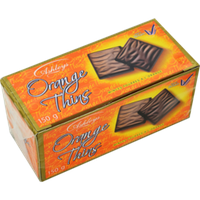 Шоколад с апельсиновой начинкой Orange Thins Ashleys Великобритания 150г