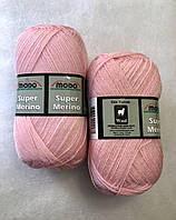 Пряжа Modo Super Merino 100гр - 400м (826 Розовый), Турция