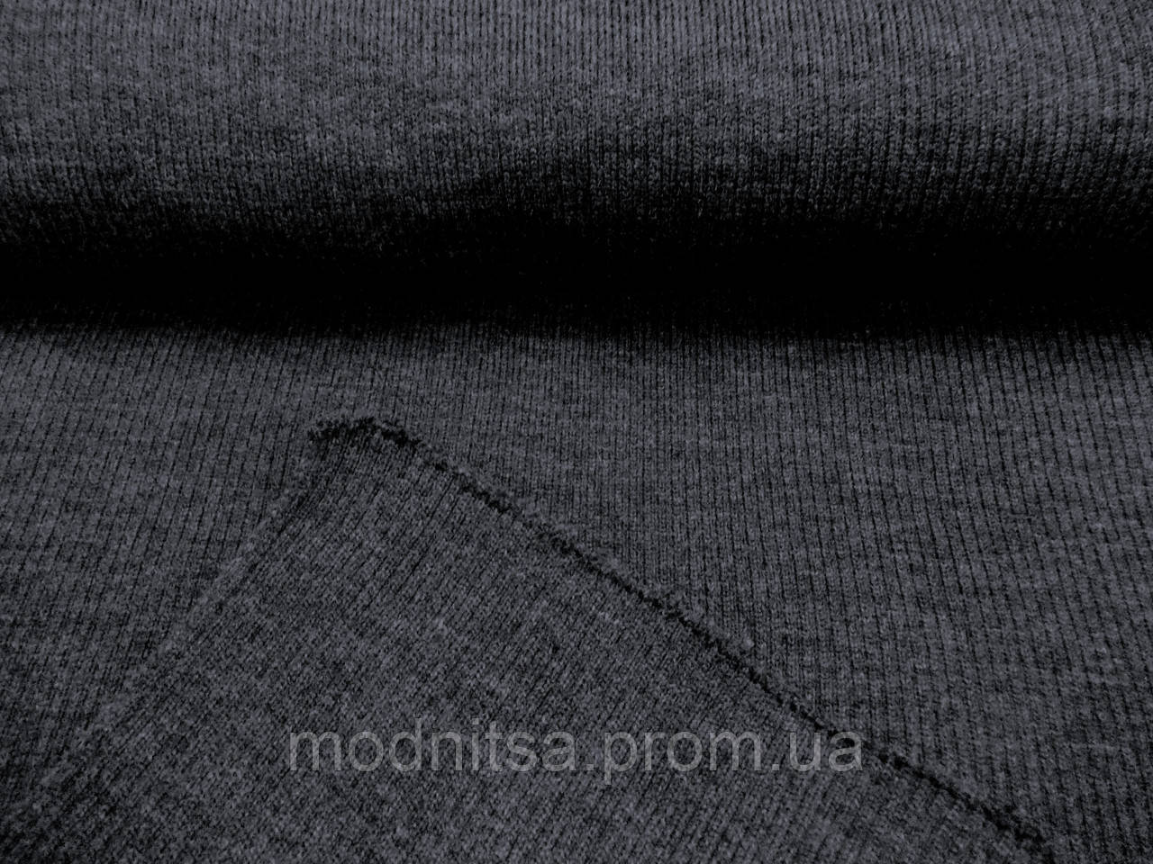 Довяз пальтовый (т. серый) меланж (арт. 2118) - фото 1 - id-p190557062