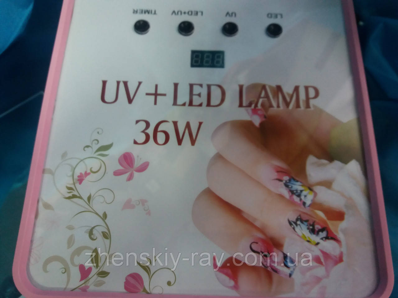 LED + УФ лампа для геля и гель-лака 65 ватт - фото 4 - id-p186796456