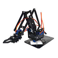 Механічна рука для Ардуїно (чорний акрил), фото 2