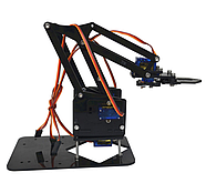 Механічна рука для Ардуїно (чорний акрил), фото 3