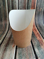 Крафт стакан фігурний об'єм 400 мл