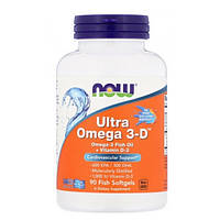 Ultra Omega 3D NOW Foods (90 капсул)