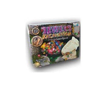 Набір для проведення розкопок "JEWELS EXCAVATION" каміння (укр) JAEX-01-01 G-Rich