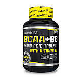 Амінокислоти BCAA Бсаа BioTech BCAA B6 100 таб, фото 2