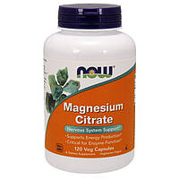 Магній NOW Magnesium Citrate 120 капс