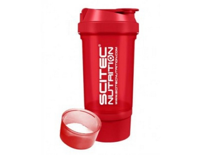 Шейкер Scitec Shaker 500 Travel 500 мл red / червоний