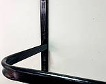 Дуга чорна з кріпленням у профіль 90 см, фото 4