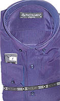 Сорочка Чоловіча Pacolmen vd-0001 синя в смужку класична Туреччина з довгим рукавом