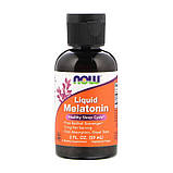 Мелатонін NOW Liquid Melatonin 60 мл, фото 2