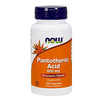 Пантотенова кислота NOW Pantothenice Acid 500 mg 100 кап