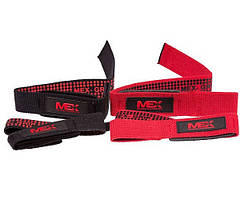 Підйомні ремені MEX Pro Nutrition Lift Lifting Straps червоні