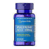 Гіалуронова кислота (HA) Puritan's Pride Hyaluronic Acid 100 mg 30 капсул, фото 2