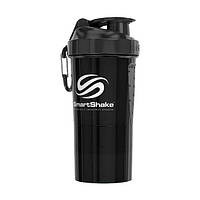 Шейкер SmartShake Original2Go 600 мл gunsmoke black / чорний