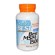 Для суглобів і зв'язок Doctor's s BEST Best MSM 1500 120 таб