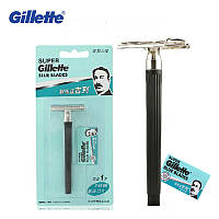Gillette Blue Blades штанок для гоління класичний Т-подібний + лезо, голтя