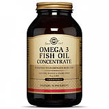 Омега 3 Солгар Solgar Omega 3 Fish Oil Concentrate 120 капсул, фото 5