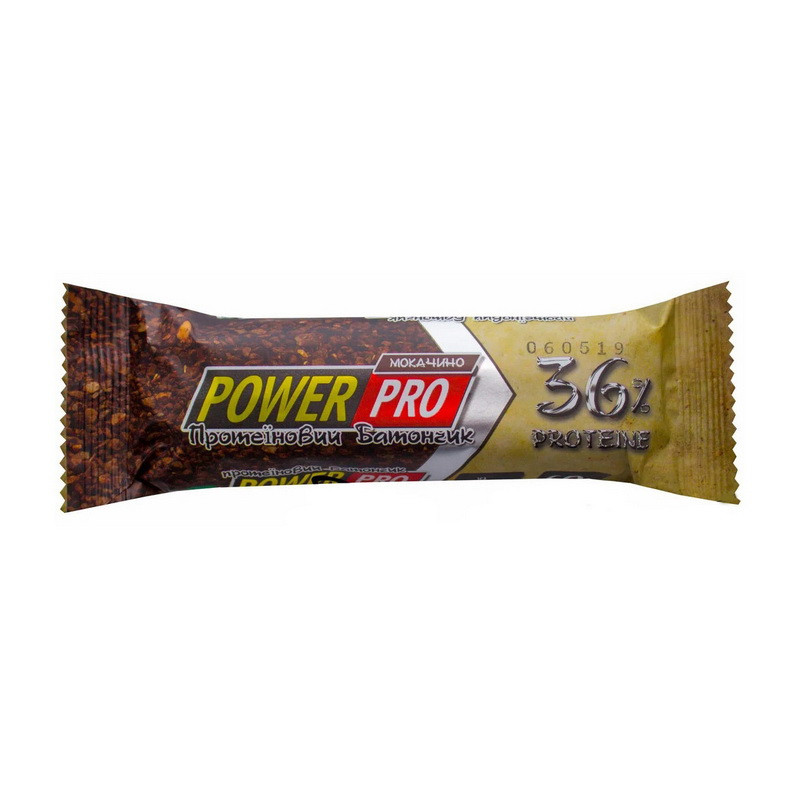 Протеїновий батончик Power Pro 36% 60 г моккачино