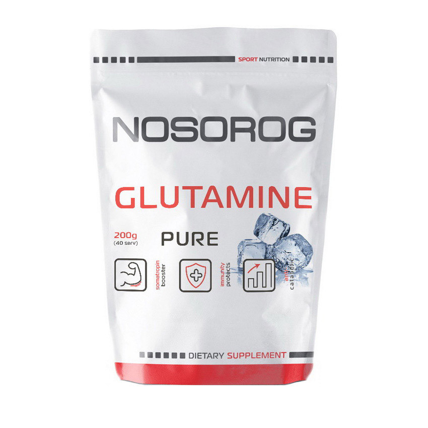 Глютамін Nosorig Glutamine 200 г без смаку