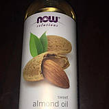 Мигдальне масло NOW Foods Almond Oil 118 мл, фото 3