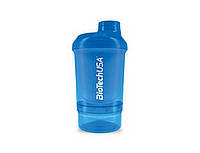 Шейкер BioTech Shaker Wave Mini 2 in 1 300 мл Blue / синий