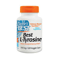 Тирозин Doctor's BEST Best L-tyrosine 500 mg 120 капс