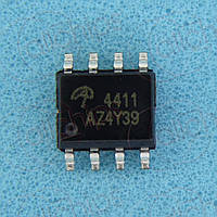 MOSFET P-канал 30В 8А 32мОм AOS AO4411 SOP8