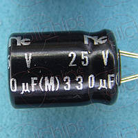 Електролітичний конденсатор NIC 330мкФ 25В 20% 105С NRSY331M25V8x11.5 8х11.5
