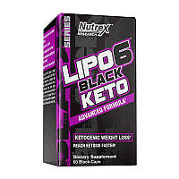 Жиросжигатель Nutrex Lipo 6 Black Keto advanced formula (60 black-caps)