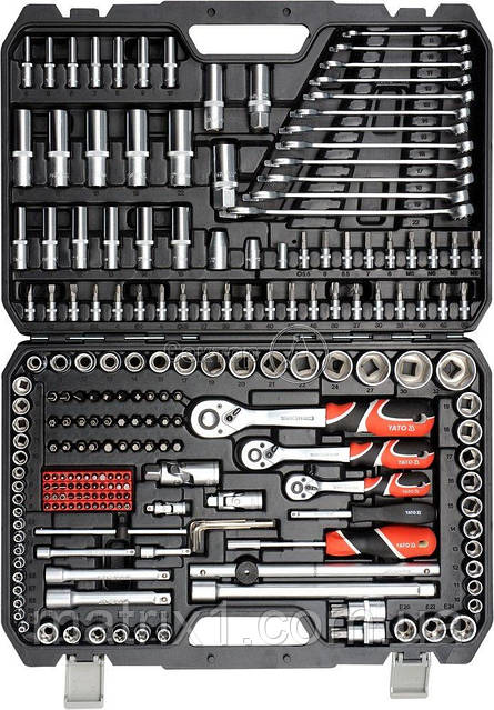 Набір головок торцевих YATO : квадрат 1/2