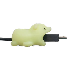 Захист від перетирання, органайзер для кабелю Lightning, Type C, Micro USB Alitek Animals Лев, фото 4