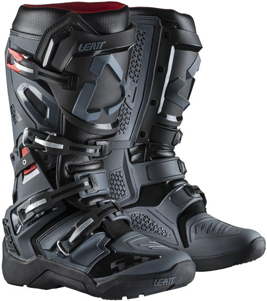 Мотоботи Leatt GPX 5.5 FlexLock Enduro чорний/сірий, 9 (43)